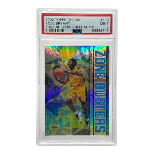 Kobe Bryant 2022 Topps Chrome Zone Busters Refractor #ZB8 PSA 9