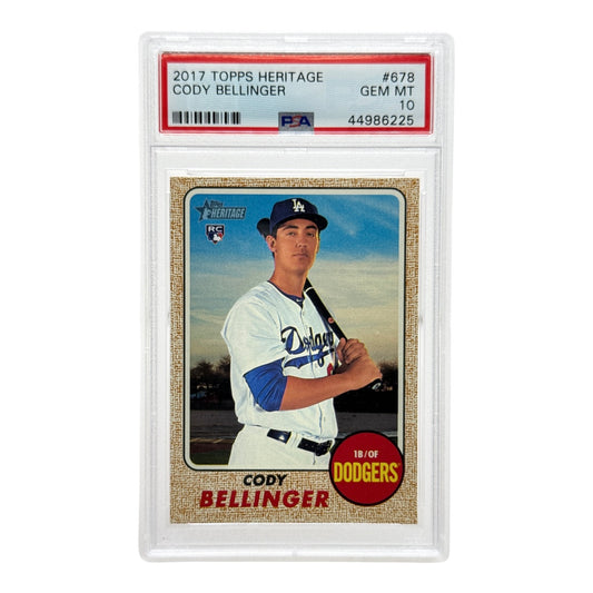 Cody Bellinger 2017 Topps Heritage Rookie RC #678