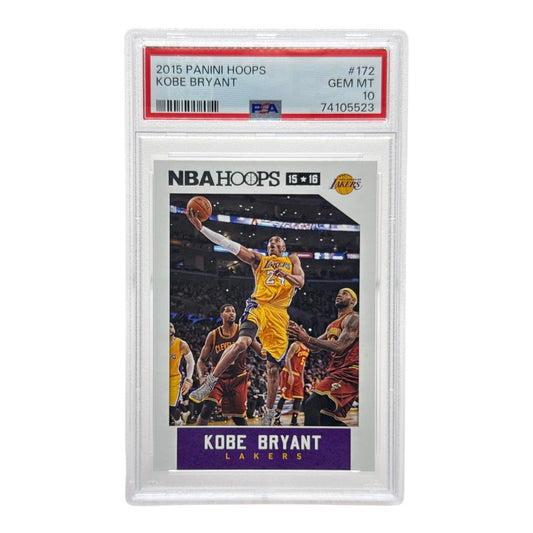 Kobe Bryant 2015-16 Panini Topps #172 PSA 10