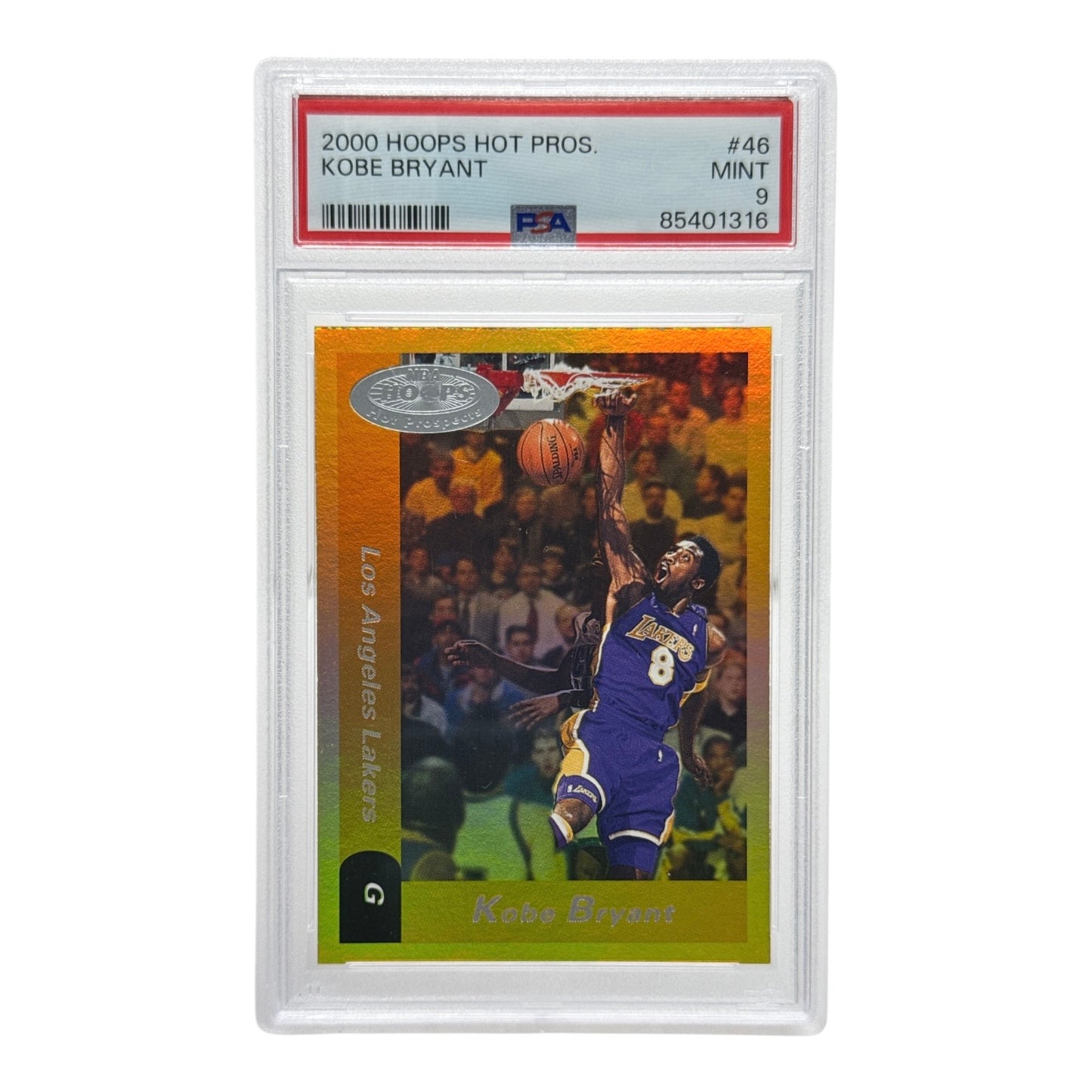 Kobe Bryant 2000 Skybox Fleer Hoops Hot Prospect #46 PSA 9