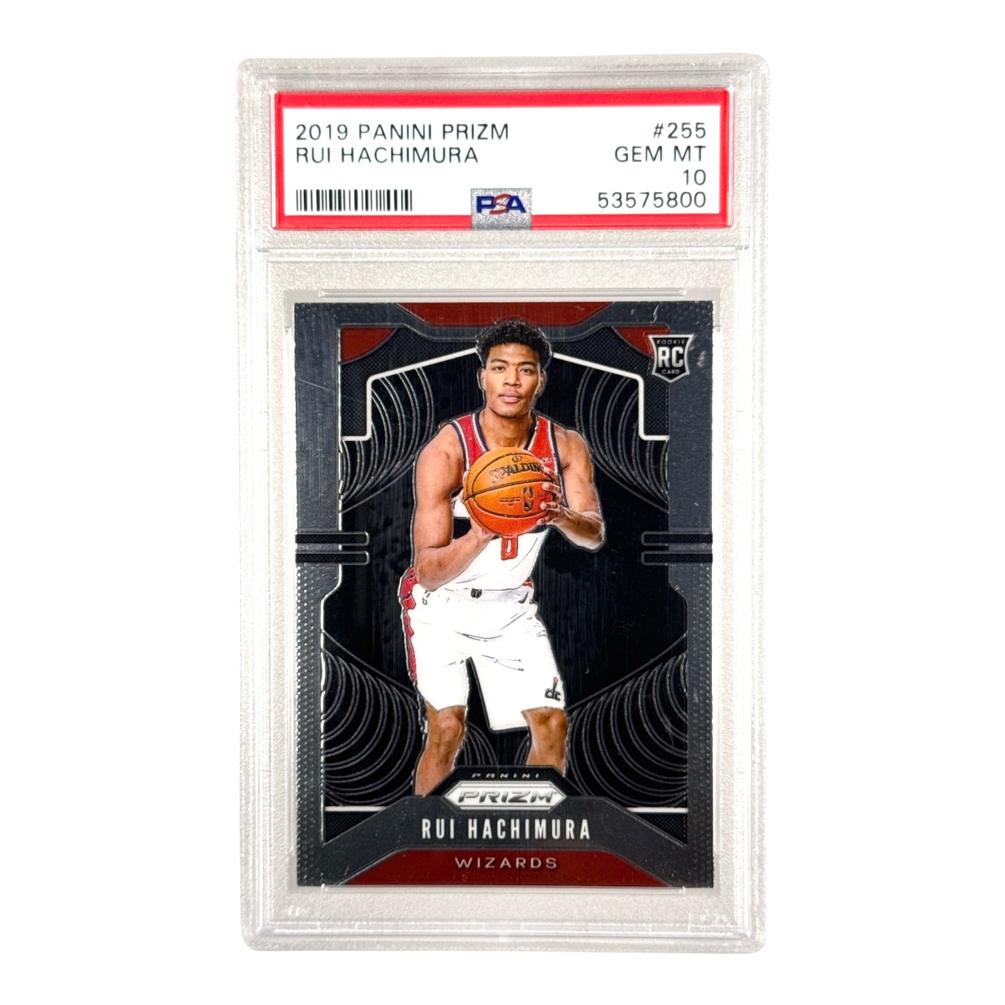 Rui Hachimura 2019-20 Panini Prizm Rookie RC #255 PSA 10