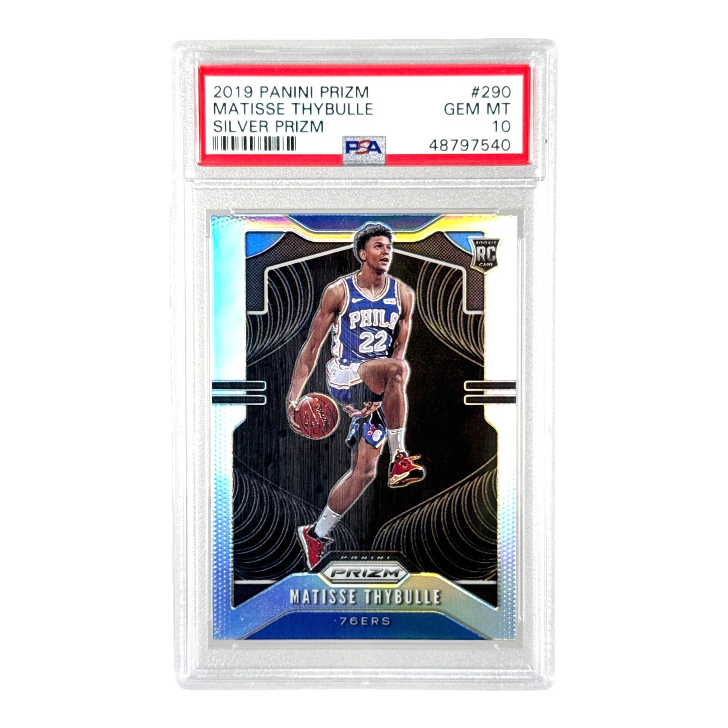 Matisse Thybulle 2019-20 Panini Prizm Rookie RC Silver #290 PSA 10