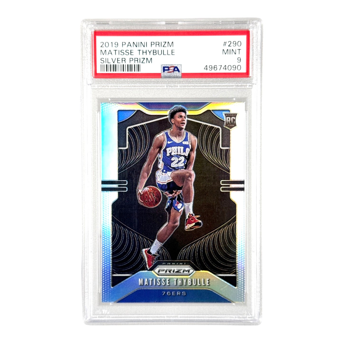 Matisse Thybulle 2019-20 Panini Prizm Rookie RC Silver #290 PSA 9