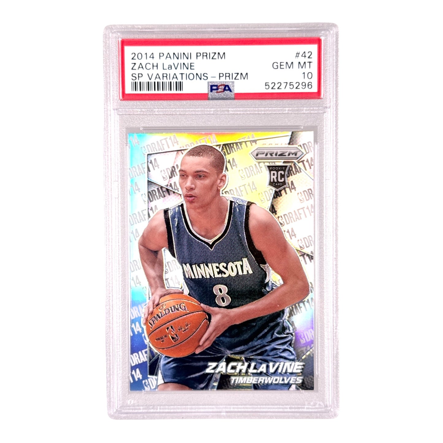 Zach Lavine 2014-15 Panini Prizm SP Variation Rookie RC #42 PSA 10