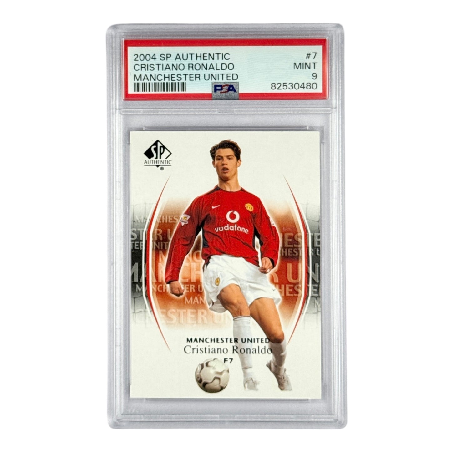 Cristiano Ronaldo 2004 Upper Deck SP Authentic #7 PSA 9