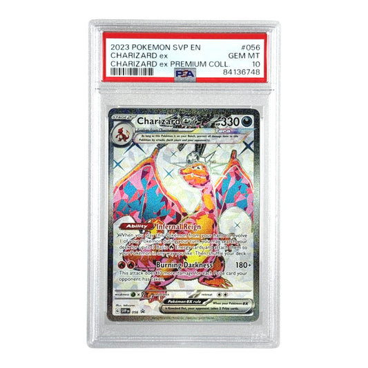 Charizard 2023 Pokemon English SVP Premium Collection #056 PSA 10