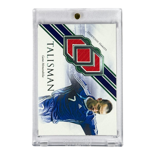 Hidetoshi Nakata 2023 Futera Unique Talisman Game Memorablia Jersey Relic 18/20