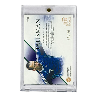 Hidetoshi Nakata 2023 Futera Unique Talisman Game Memorablia Jersey Relic 18/20