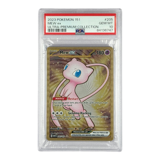 Mew ex 2023 Pokemon English 151 Ultra Premium Collection #205 PSA 10