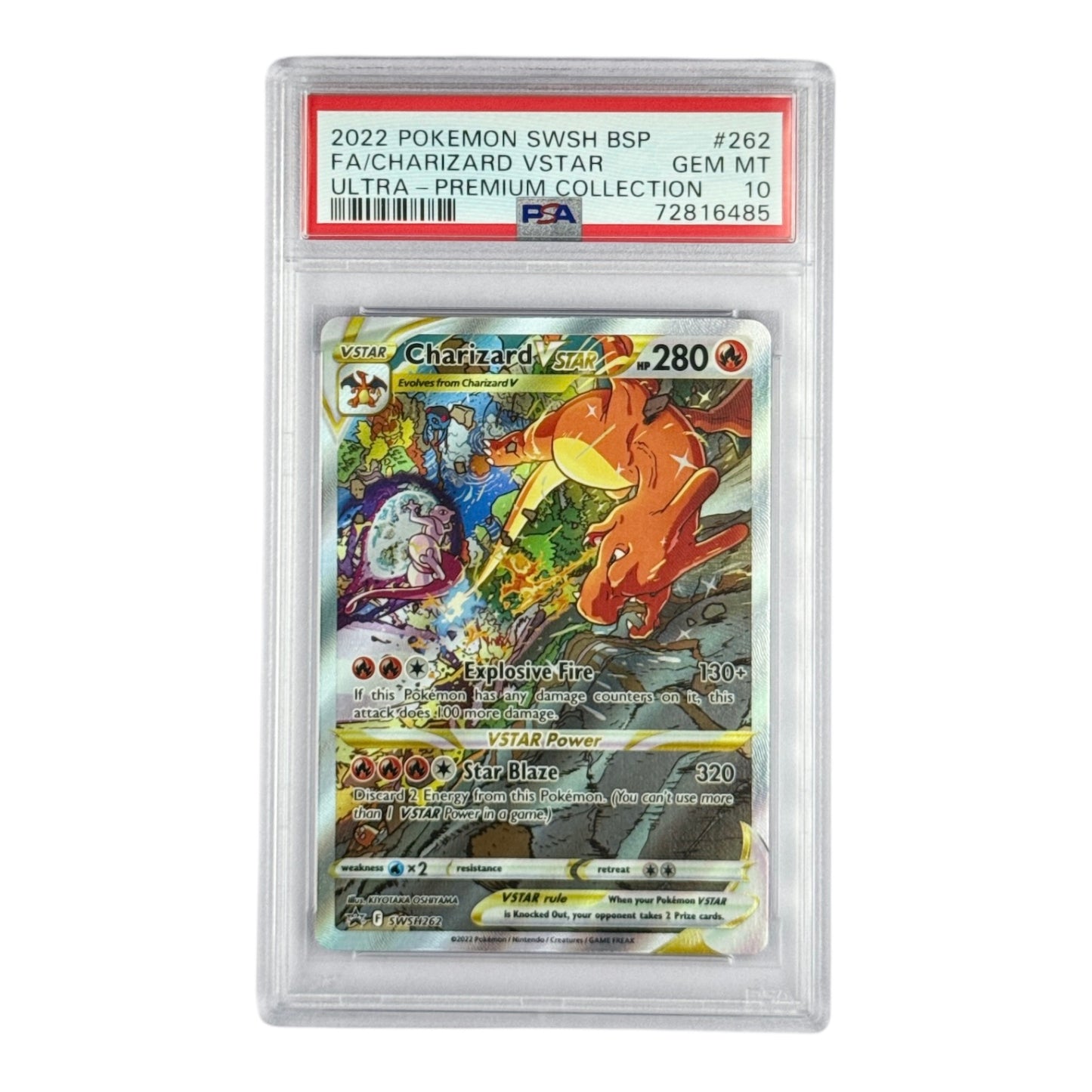 Charizard Vstar 2022 Pokemon English SWSH Ultra Premium Collection Full Art Promo #262