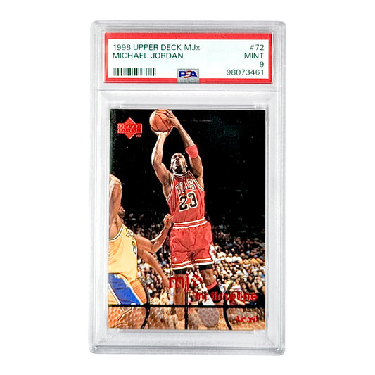 Michael Jordan 1998 Upper Deck MJx #72 PSA 9