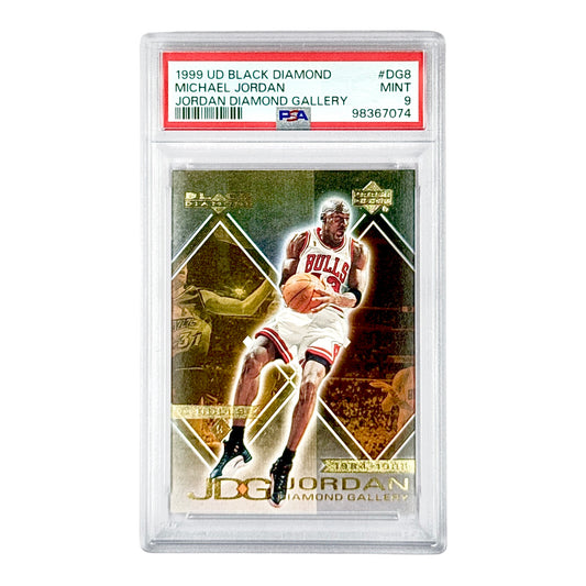 Michael Jordan 1999 Upper Deck Black Diamond Gallery #DG8 PSA 9