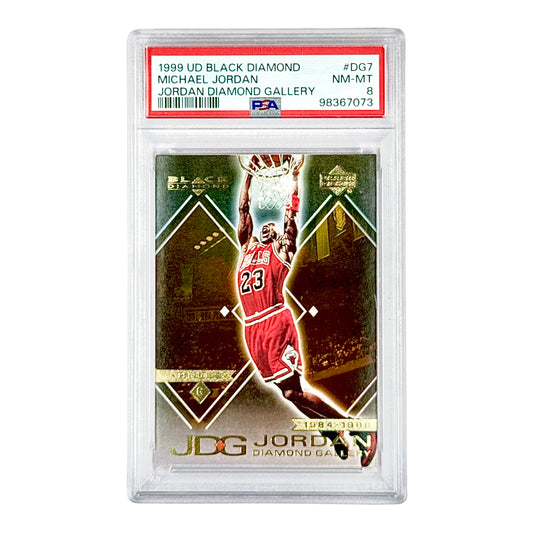 Michael Jordan 1999 Upper Deck Diamond Gallery #DG7 PSA 8