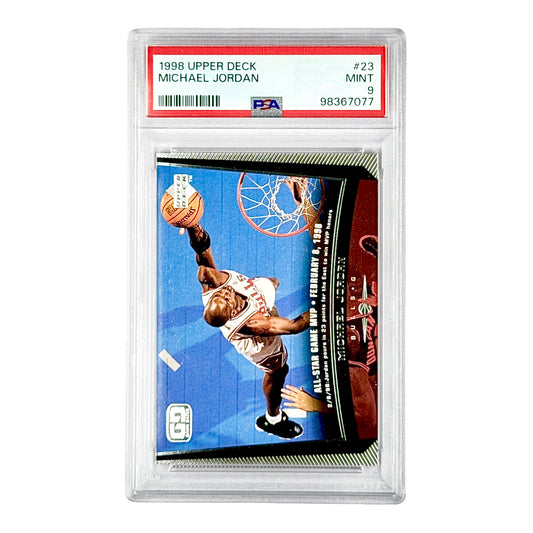 Michael Jordan 1998 Upper Deck #23 PSA 9