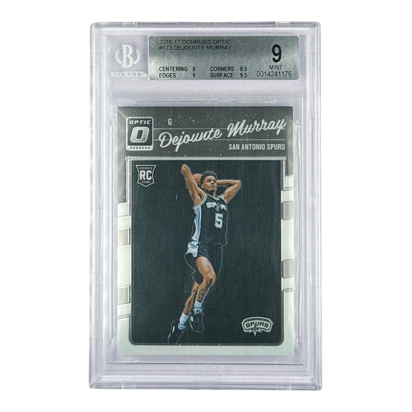 Dejounte Murray 2016-17 Panini Donruss Optic Holo Rookie RC PSA 9