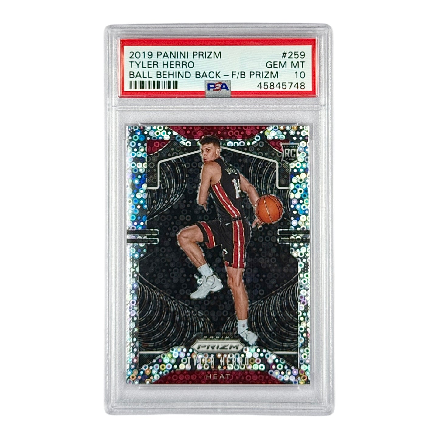 Tyler Herro 2019-20 Panini Prizm Fast Break Variation Rookie RC #259 PSA 10