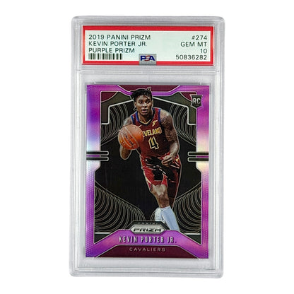 Kevin Porter JR. 2019-20 Panini Prizm Purple 23/75 Rookie RC #274 PSA 10