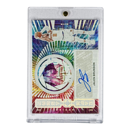 Jalen Brunson 2023-24 Panini Photogenic Burst Rate Auto 11/25 #BRS-JBN