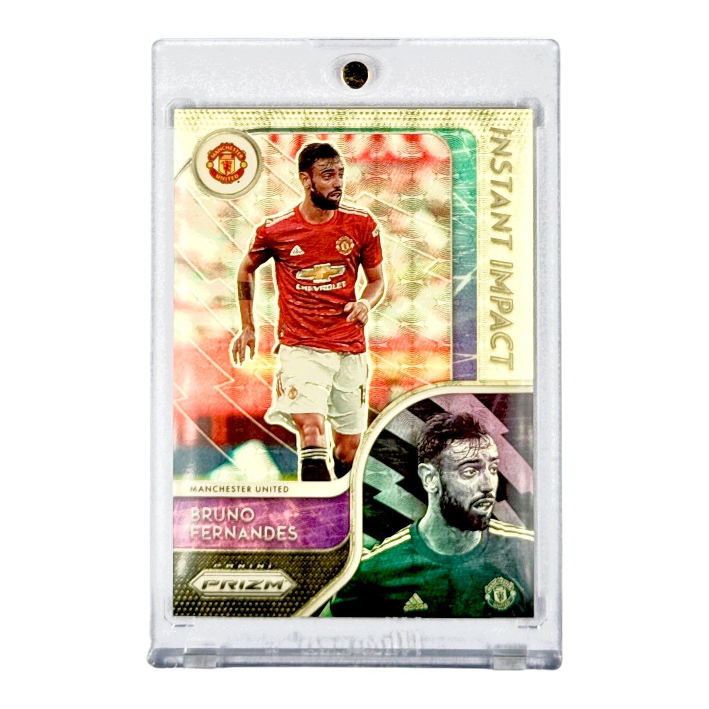 Bruno Fernandes 2020-21 Panini Prizm Premier League Gold Vinyl 1/5 #1