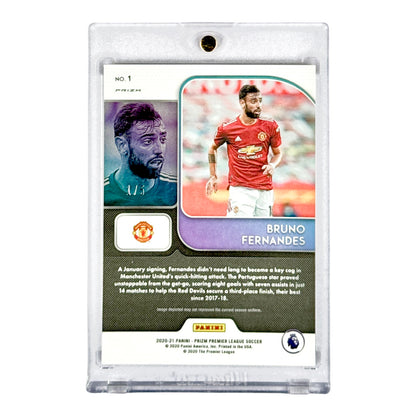 Bruno Fernandes 2020-21 Panini Prizm Premier League Gold Vinyl 1/5 #1