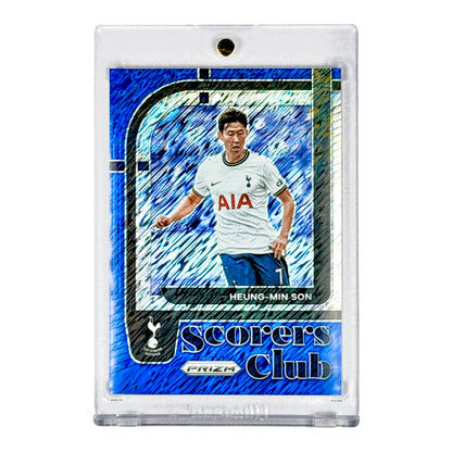 Heung Min Son 2022-23 Panini Prizm Premier League Scorers Club  Blue Shimmer 6/8