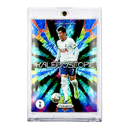 Heung Min Son 2022-23 Panini Prizm Premier League Kaleidoscopic Blue Shimmer 6/8