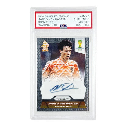 Set of 3 Rijkaard Van Basten Gullit 2014 Panini Prizm World Cup Auto PSA Authentic 8/9/10