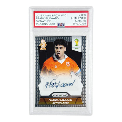 Set of 3 Rijkaard Van Basten Gullit 2014 Panini Prizm World Cup Auto PSA Authentic 8/9/10