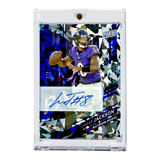 Lamar Jackson 2024 Panini National Pack Auto 5/5 #3