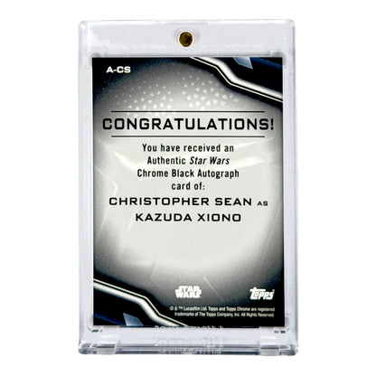 Kazuda Xiono Topps Chrome Black Auto