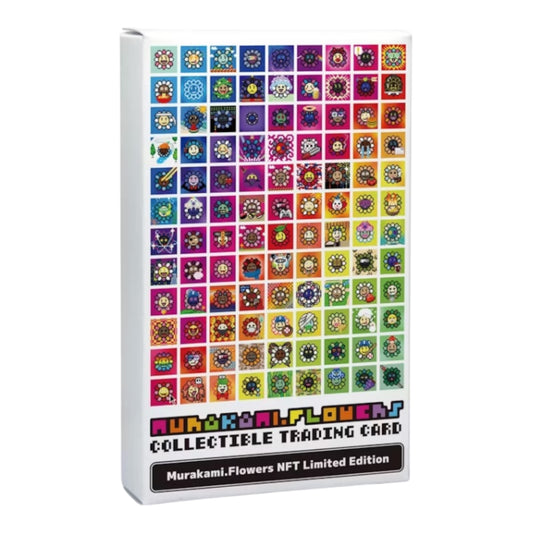 Takashi Murakami Flowers Collectible Trading Card NFT Limited Edition Sealed Box