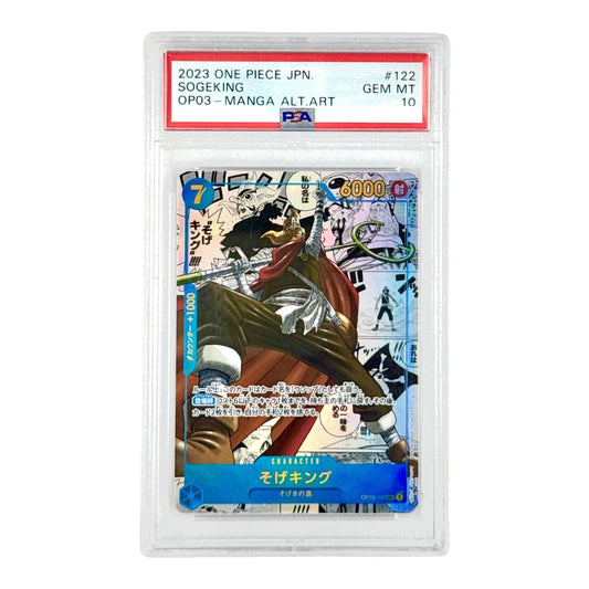 Sogeking 2023 One Piece Japanese OP03 Manga Alternate Art #122 PSA 10