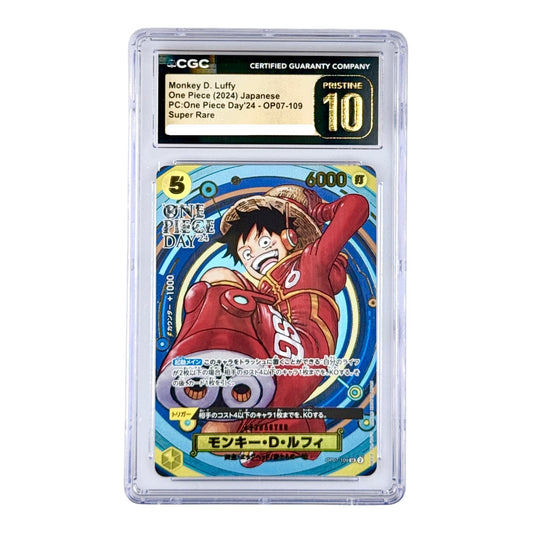Monkey D.Luffy 2024 One Piece Japanese One Piece Day Promo #109 CGC Pristine 10