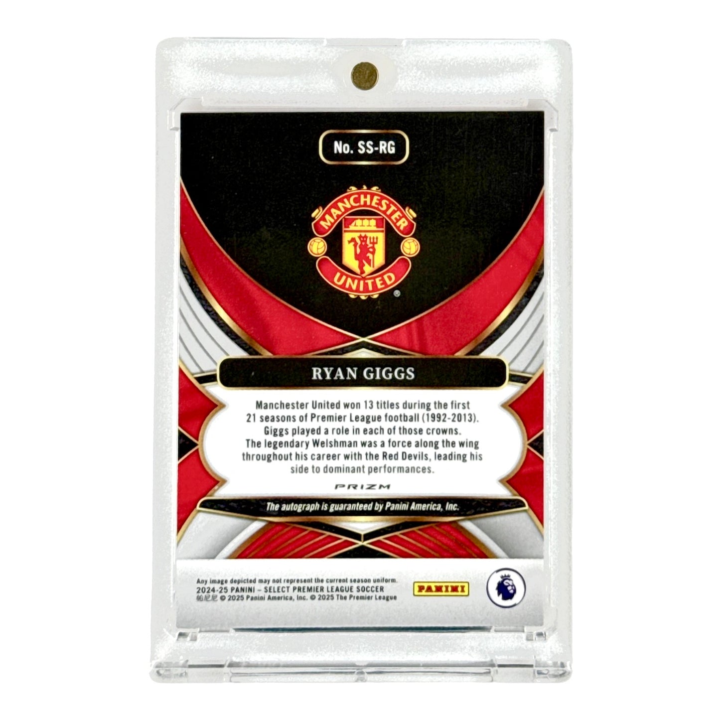 Ryan Giggs 2024-25 Select Soccer English Premier League Auto #SS-RG