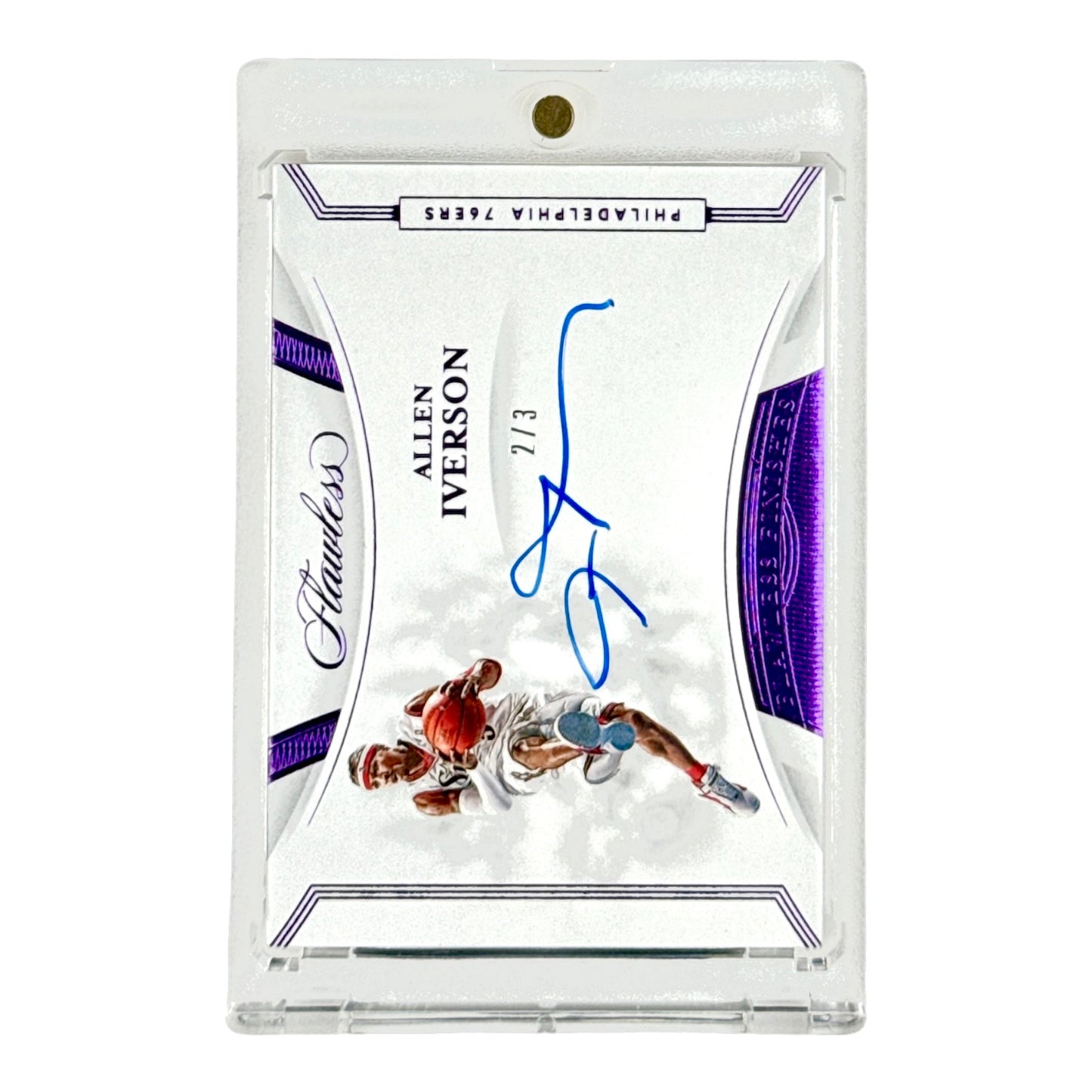 Allen Iverson 2019-20 Flawless Basketball Auto 2/3 #FF-AIV