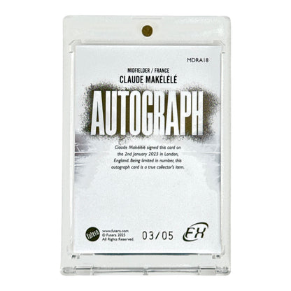 Claude Makelele 2025 Futera Soccer Auto 03/05 #MDRA18