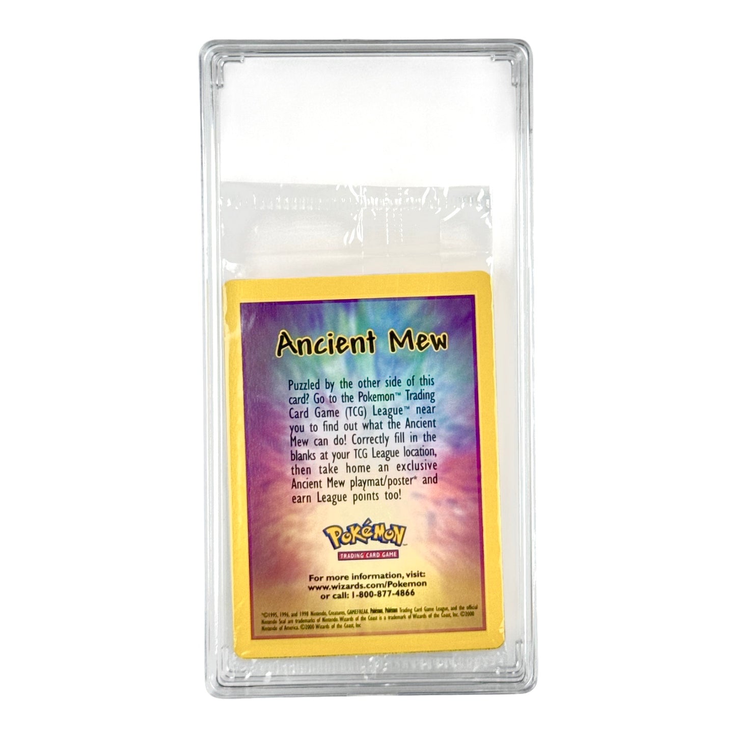 Ancient Mew 2000 Pokemon English Movie Promo Sealed Pack (Case Not Included)