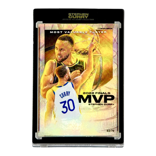 Stephen Curry 2022 4X Champ A Curated Set with Tyson Beck Final MVP 63/75
