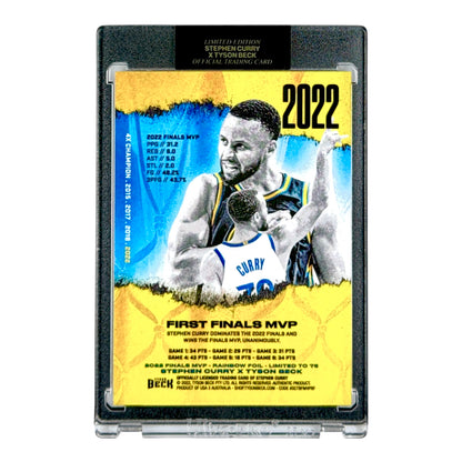 Stephen Curry 2022 4X Champ A Curated Set with Tyson Beck Final MVP 63/75