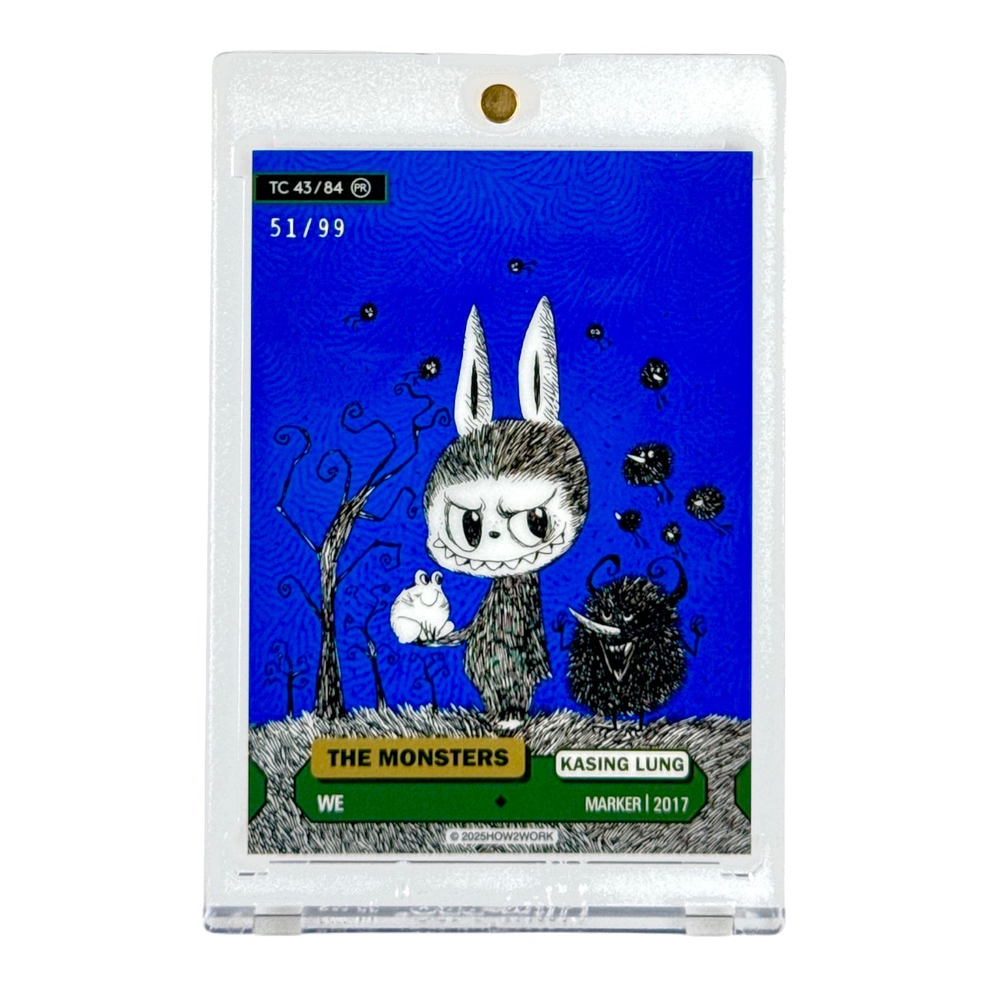 Labubu 2025 How2work The Monster Series 3 Trading Card 051/99 #TC43