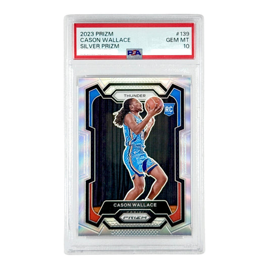 Cason Wallace 2023 Prizm Rookie RC Silver #139 PSA 10