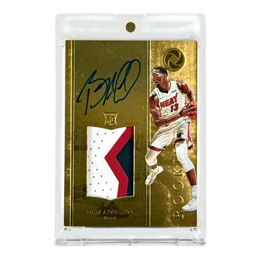 Bam Adebayo 2017-18 Opulence Player-worn Patch Auto 54/79 Rookie RC #139