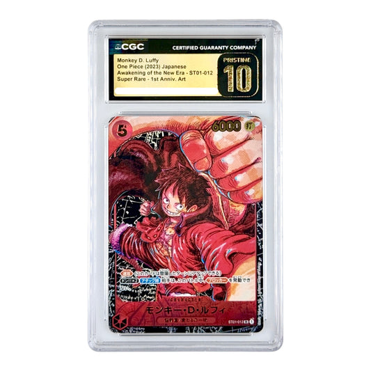 Monkey D.Luffy 2023 One Piece Japanese Awakening Of The New Era #ST01-012 CGC Pristine 10