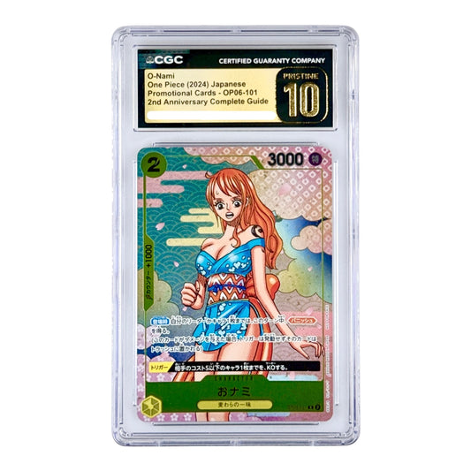 0-Nami 2024 Pokemon Japanese 2nd Anniversary Promo #101 CGC Pristine 10