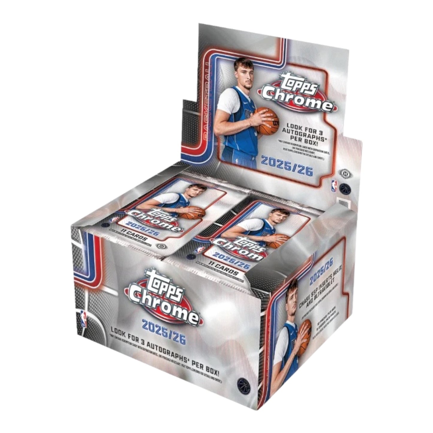 2025-26 Topps Chrome Basketball Jumbo Factory Sealed Box