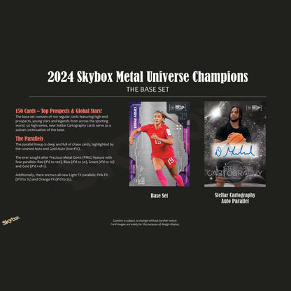 2024 Upper Deck Skybox Metal Universe Champions Hobby Box