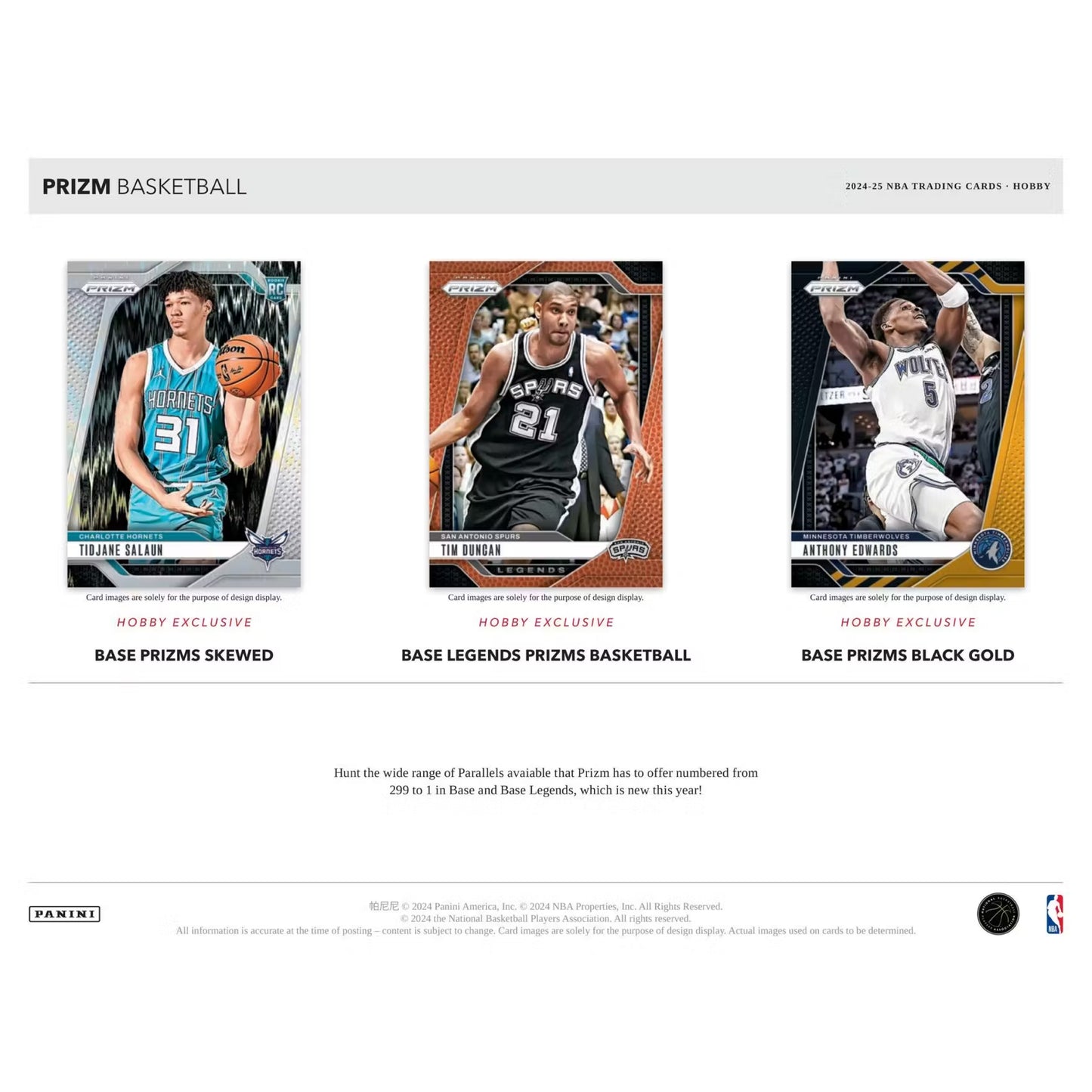 2024/25 Panini Prizm Basketball Hobby Box