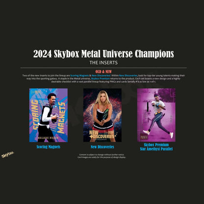 2024 Upper Deck Skybox Metal Universe Champions Hobby Box