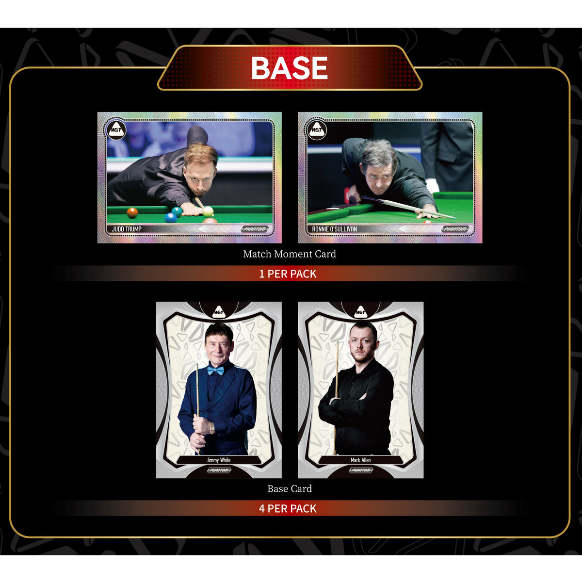 2026 Kakawow Phantom World Snooker Tour Trading Cards Hobby Box