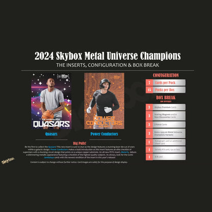 2024 Upper Deck Skybox Metal Universe Champions Hobby Box